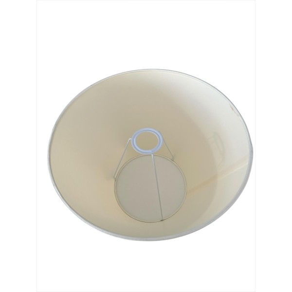 Abat-jour de rechange Muranodue Pamedio en tissu blanc moyen avec anneau 35x20x25(H)