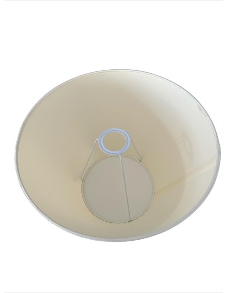 Muranodue Pamedio replacement lampshade medium white fabric with ring 35x20x25(H)