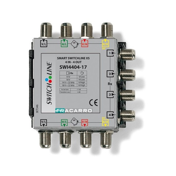 Fracarro 271003 Multiswitch 4 entrées-4 sorties swi4404-17
