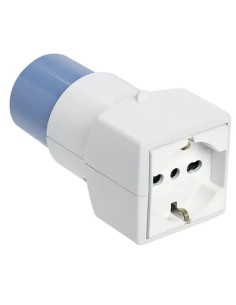 Adaptateur industriel/civil Vimar 00360 250 V 2P+T 16 A, prise 6 h, prise SICURY 2P+T 16 A
