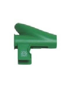 Green cable clip for covercable zip Ø 2