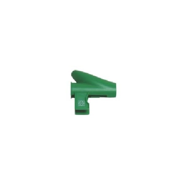 Green cable clip for covercable zip Ø 2