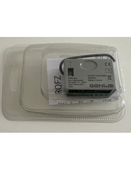 Faac (Genius) 6100347 Ricevente rqfz 868 mhz