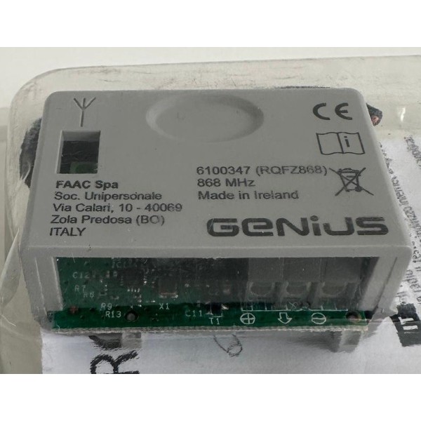 Faac (Genius) 6100347 Ricevente rqfz 868 mhz