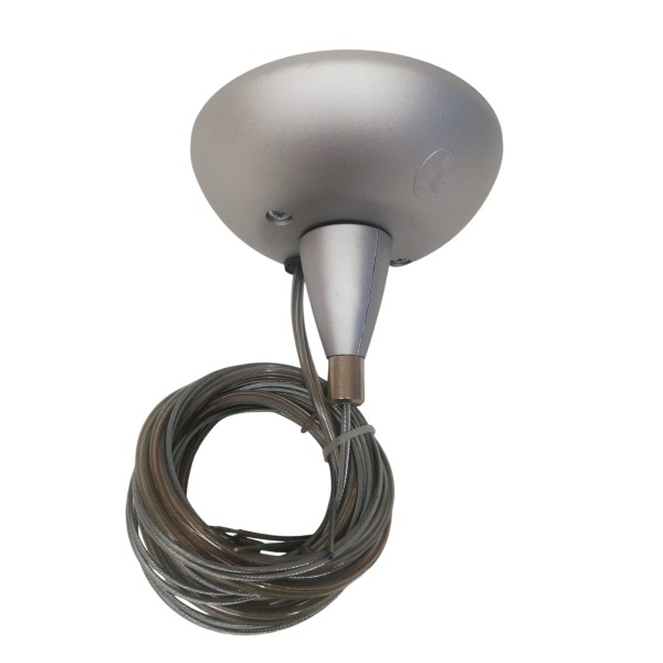 Disano 99391900 sospensione elettrificata  doppia 2514 argento