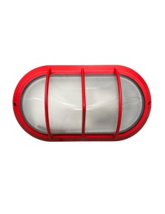 Performance in lighting 001510 Red oval Delta with grille