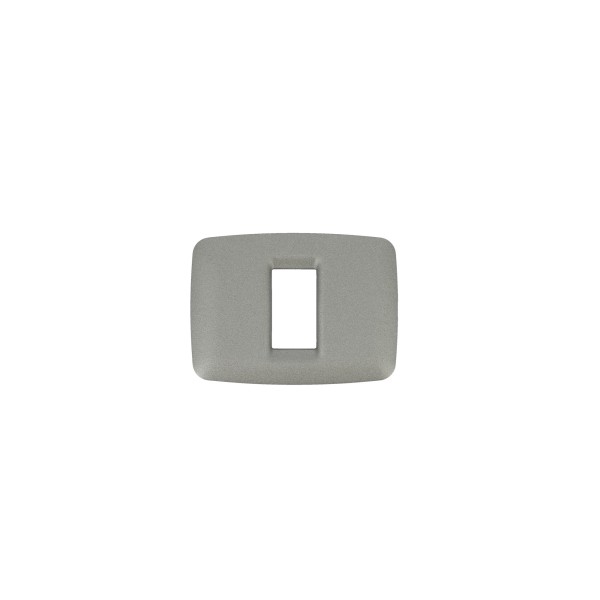 Gewiss placca 1 posti titanio metallizzato playbus young gw32701 playbus