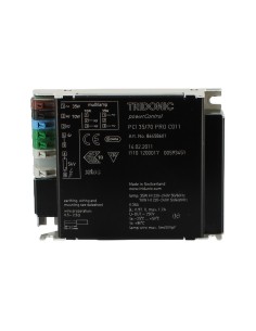 Tridonic 86458601 PCI 0035/0070 PRO C011 220-240 electronic ballast 35/70w