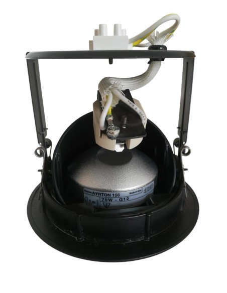 Artemide l611430 ayrton 156 mal headlight 150w black