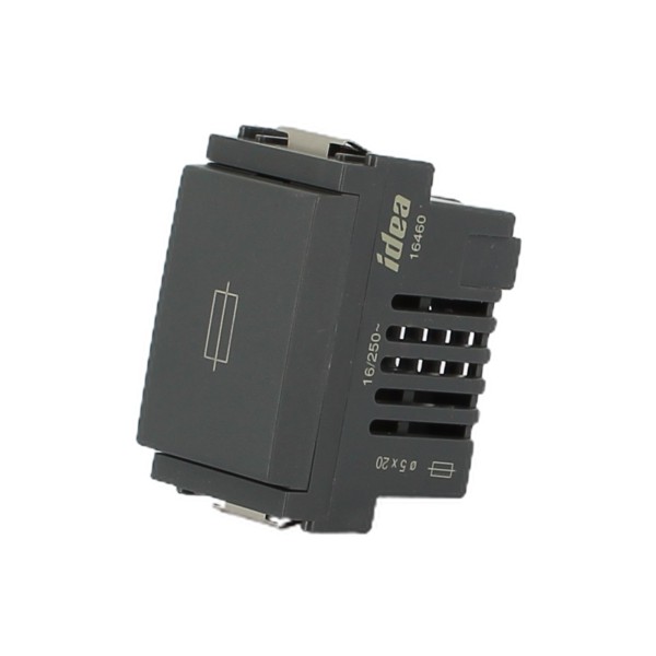 Vimar 16460 16A 250V Idea series fuse holder, gray