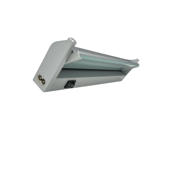 Poliplast 400483 Sottopensile Monica orientabile t5 8w 6500°k 220v grigio L.348mm x 83mm x 28mm