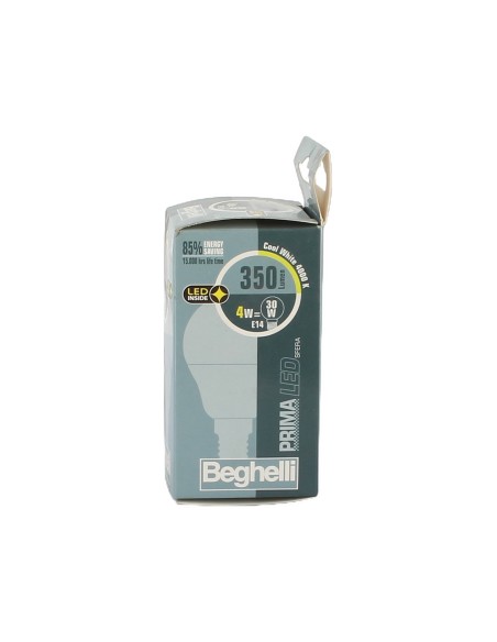 Beghelli 56838 Primaled sfera 4w 350lm e14 4000°k d.45x80mm