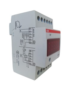 Abb eg 659 5 emt contatore di energia monofase 230v din 2