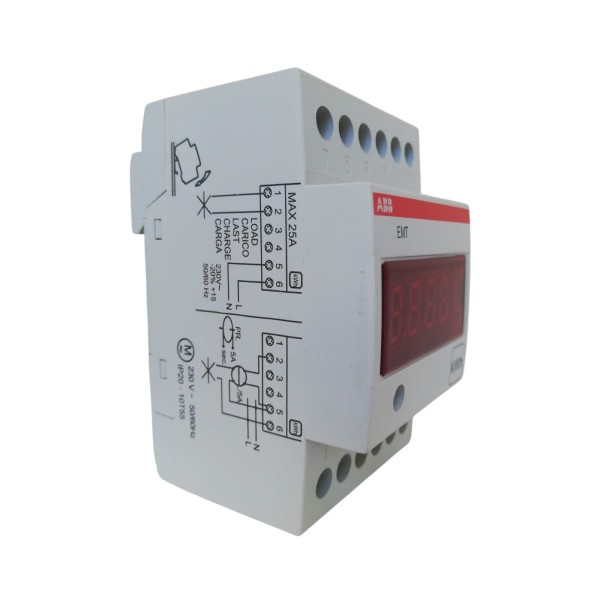 Abb eg 659 5 emt contatore di energia monofase 230v din