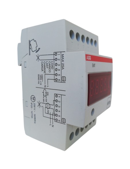 Abb eg 659 5 emt contatore di energia monofase 230v din
