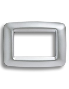 Gewiss gw32753 3-p plaque jeune playbus souple chromée