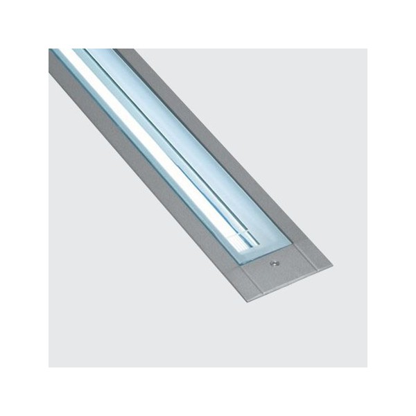 Iguzzini 3.7880.015.0 linea incasso 1x21w t5 ele 230-240v grigio D.972x101x117mm