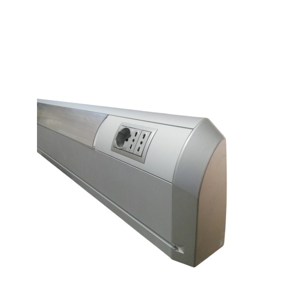 Tête de lit Bticino bhal21008th l1200 1 1x24w/2x24w aluminium (1 couvercle supérieur manquant)