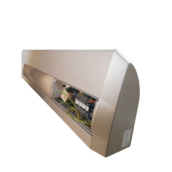 Tête de lit Bticino bhal21008th l1200 1 1x24w/2x24w aluminium (1 couvercle supérieur manquant)