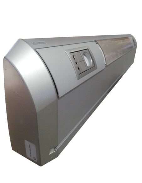 Bticino bhal21008th testaletto l1200 1 1x24w/2x24w alluminio (1 copertura superiore mancante)