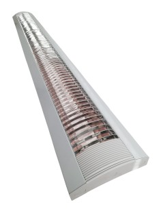 Slv 160861 plafoniera tristan t8 2x58w bianca senza lampade neon