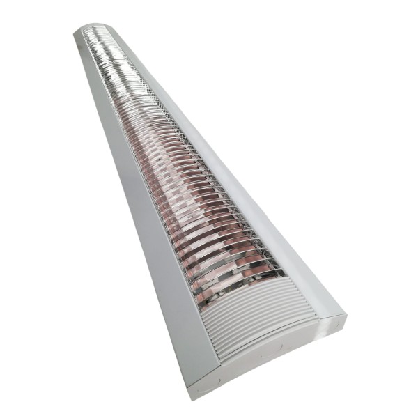 Slv 160861 plafoniera tristan t8 2x58w bianca senza lampade neon