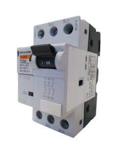 Disjoncteur de protection moteur Merlin Gerin 3P 0,10 A 15 kΩ