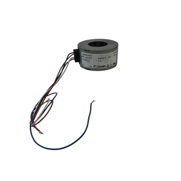 Moteur Crouzet 82520405, 82520, 375 tr/min - 220-230 V, 50 Hz, adaptateur 5 W, 0,12 µF