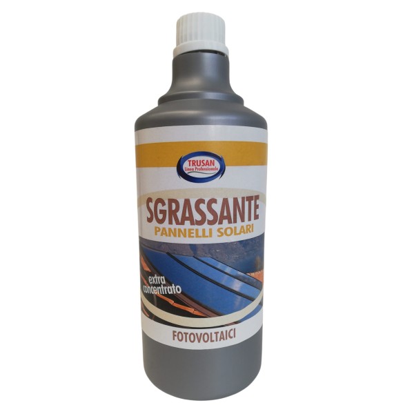 Trusan tenax 2000 t 5 sgrassante per pannelli solari fotovoltaici 750ml
