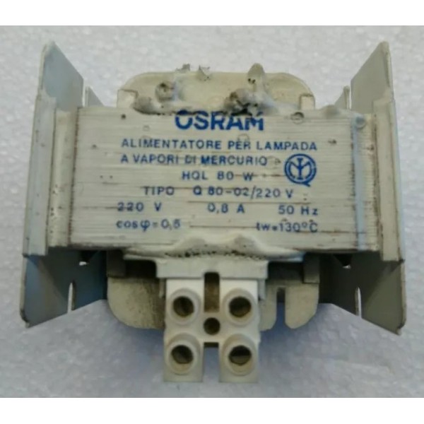 Alimentatore vapori mercurio hql 80w
