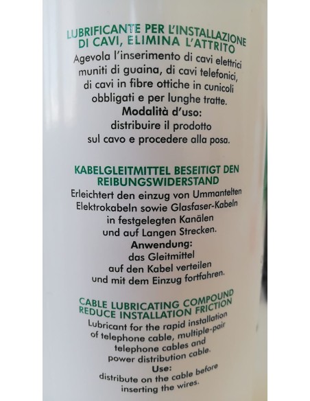 Gel lubrifiant pour câbles Carima gliss 1 kg