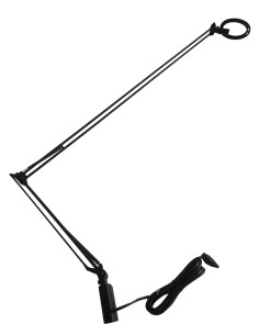 Luceplan d12a01 berenice wall lamp cm30 35w black with lamp without reflector