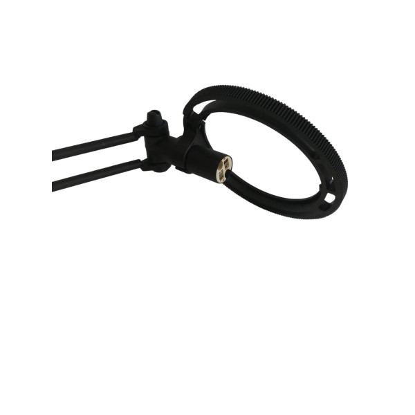 Applique murale Luceplan d12a01 Berenice cm30 35w noire avec ampoule sans réflecteur