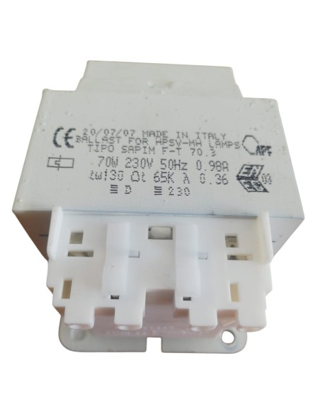 Apf sapim ft 70.3 alimentatore per lampade hpsv-mh (sodio hp - ioduri metallici) 70w