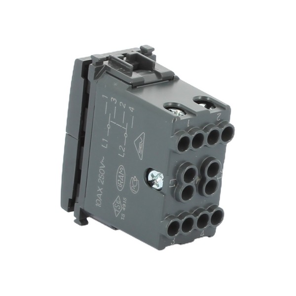 INTERRUPTOR 2P 10AX GRIS