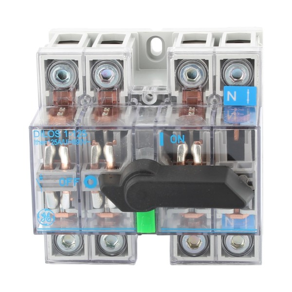 Ge power 730201 d//061517-201 3p n fix dilos 1 - 125 a switch