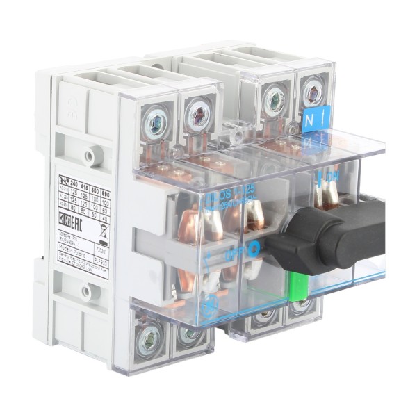 Ge power 730201 d//061517-201 3p n fix dilos 1 - 125 a switch