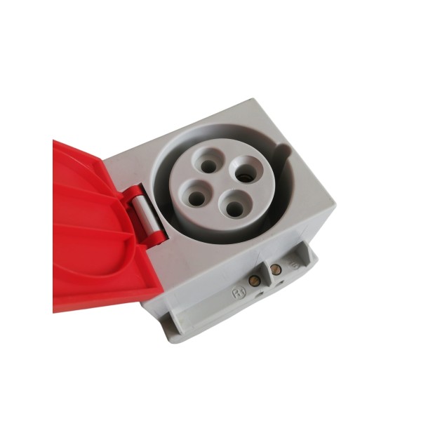 Scame parre 412.1666 presa incasso 3p+t 16a ip44 6h montaggio din