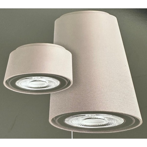 Wiva 41400153 Wpl Eyeled 2.0 Ceiling Short 24w 2700°k 40° Sand Grey  D.120mm  H.82mm