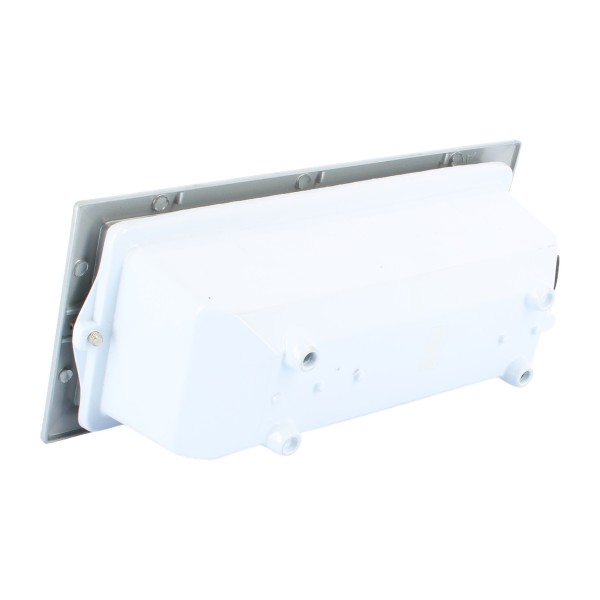 Poliplast 400436GR Daria segnapasso griglia e27 60w ip54 grigia Ip54