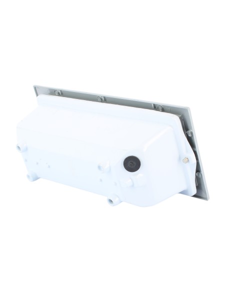 Poliplast 400436GR Daria segnapasso griglia e27 60w ip54 grigia Ip54