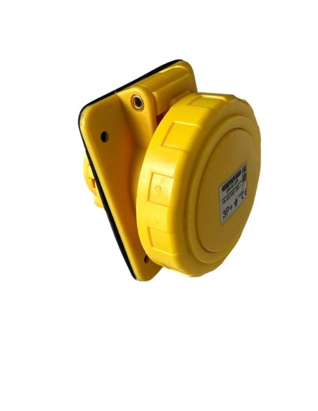 Gewiss GW62225 fixed socket 10° flush-mounted watertight 3p+t 16a 110v 4h