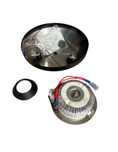 Support de plafond Targetti 35235 noir pour suspension