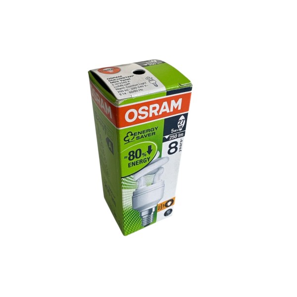 Osram dstar minitwist t2 5w/825 e14 5w 2500°k (lumière chaude)