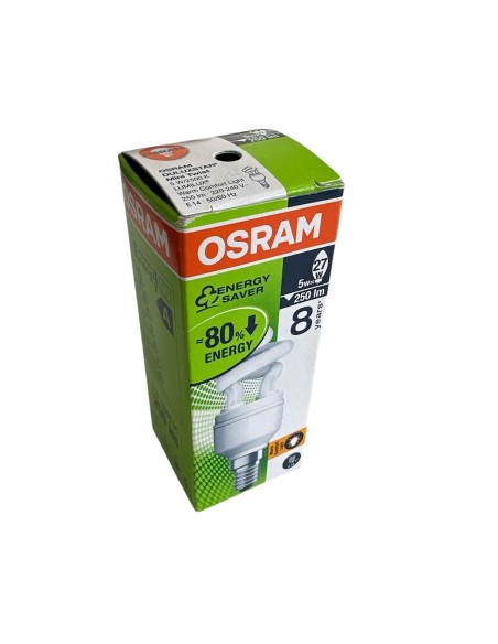 Osram dstar minitwist t2 5w/825 e14 5w 2500°k (lumière chaude)