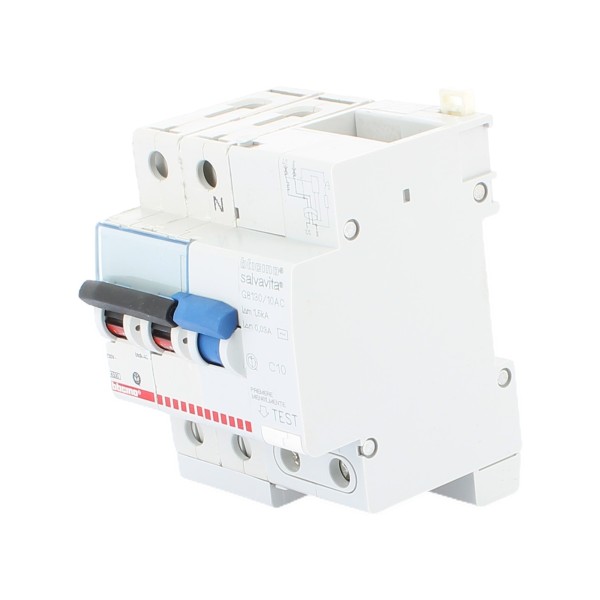 Interruptor diferencial Bticino G8130/10AC CA 1p+n 10a 4,5ka 30ma 0,03a salvavidas