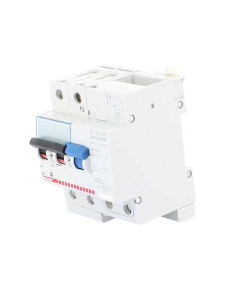 Interruptor diferencial Bticino G8130/10AC CA 1p+n 10a 4,5ka 30ma 0,03a salvavidas