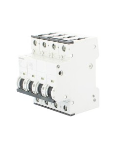 Siemens 5SY34067 4P 6A 4.5K C-curve circuit breaker, 4 modules 2