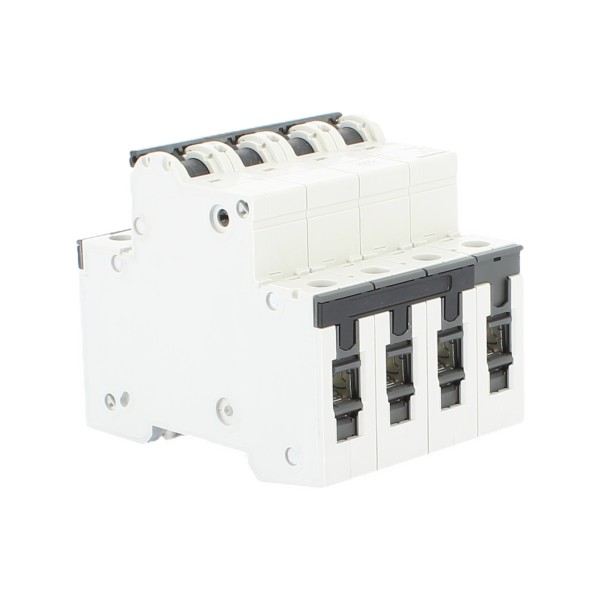 Siemens 5SY34067 4P 6A 4.5K C-curve circuit breaker, 4 modules