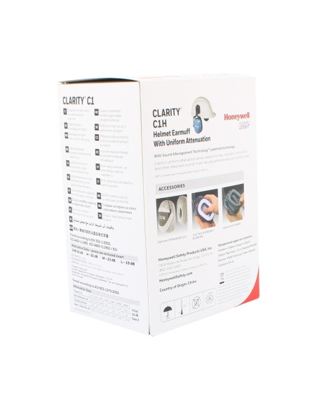 Honeywell Clarity C1H Paraorecchie per casco con attenuazione uniforme